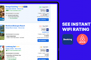 SignalSurf: Assess WiFi on Booking & Airbnb