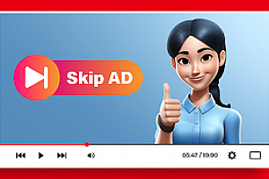 YouTube 广告跳过器