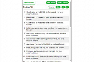 Psalms Way! – Biblical Beginnings