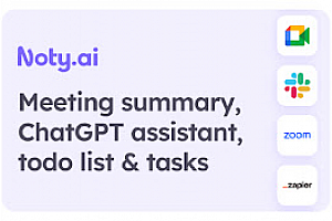 Meeting Assistant & ChatGPT summary, by Noty.ai