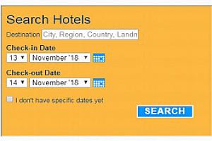Hotel Search Extension for Booking.com