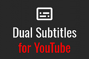 Dualsub – YouTube 双语字幕