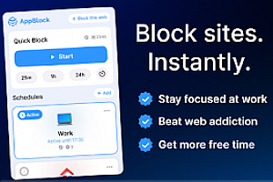 AppBlock – Block sites & Stay focused