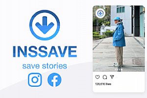INSSAVE – 儲存故事 Instagram 和 Fb