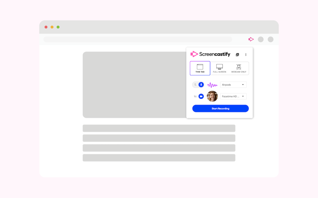 Screencastify – Screen Video Recorder 插件截图