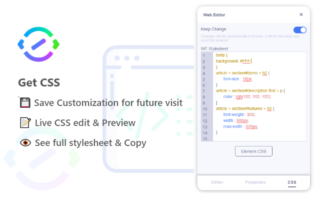Web Editor 插件截图