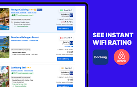 SignalSurf: Assess WiFi on Booking & Airbnb