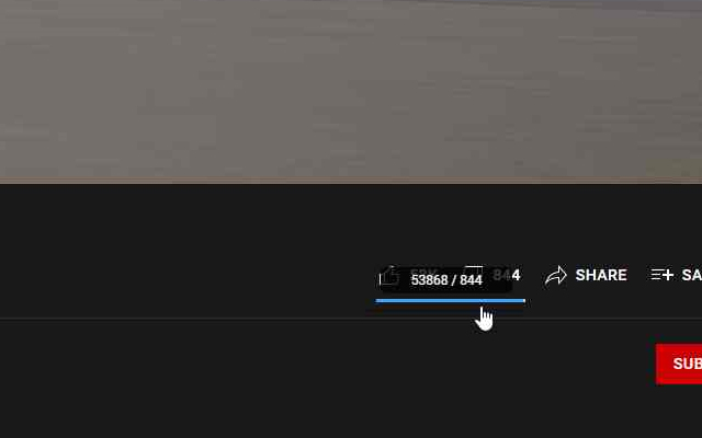 恢复 YouTube 不喜欢按钮 插件截图