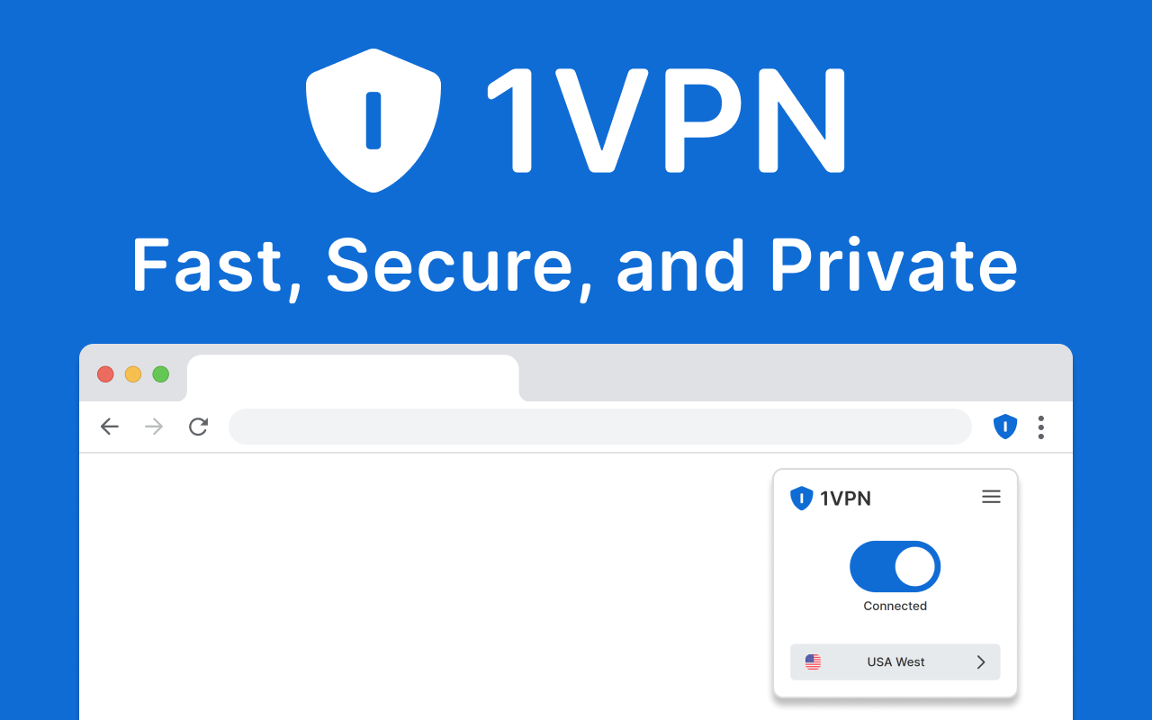 免费VPN – 1VPN 插件截图