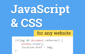 User JavaScript and CSS