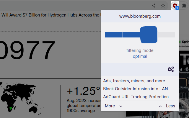 uBlock Origin 轻量版 插件截图