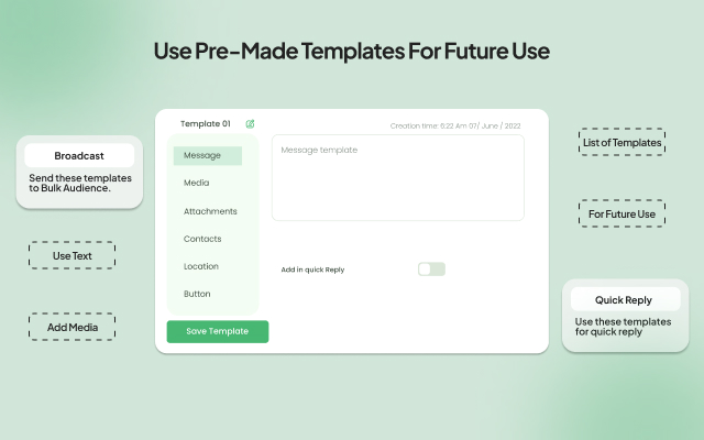 WAWCD: WhatsApp™ CRM with Contact Saver, Broadcasting & more 插件截图