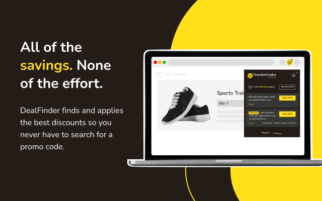 DealFinder by VoucherCodes 插件截图