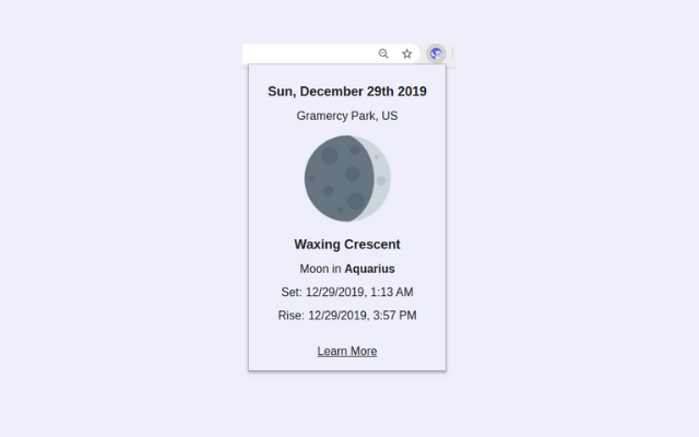 Current Moon Phase 插件截图
