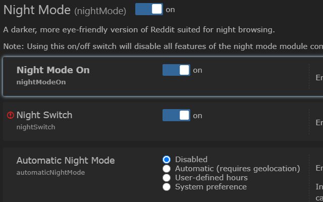 Reddit Enhancement Suite 插件截图