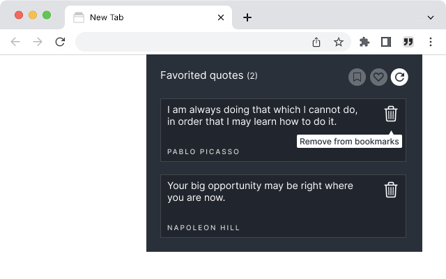 Quotidian Quotables 插件截图