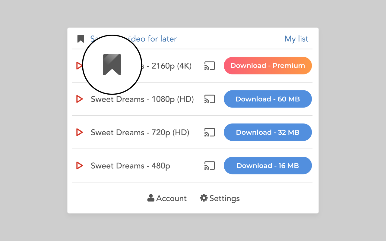 Video Downloader Plus 插件截图