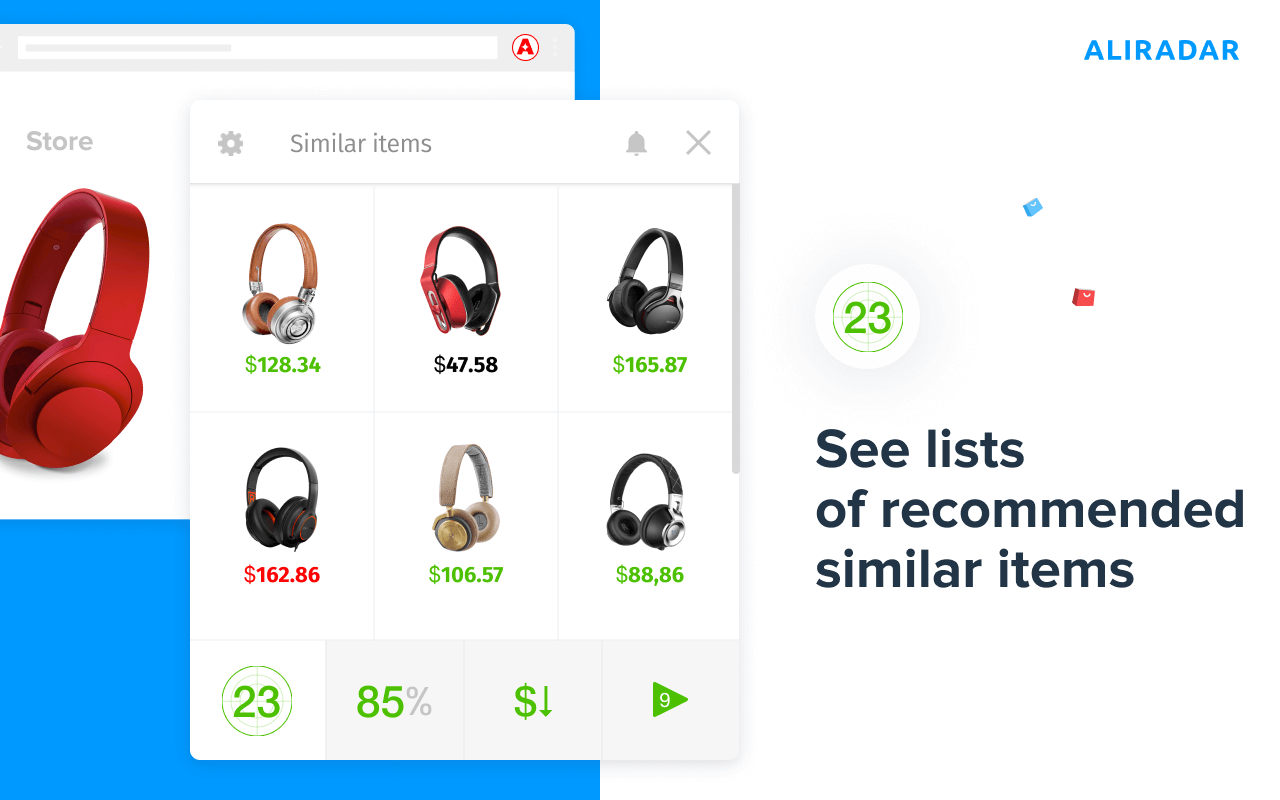 AliRadar – помощник в покупках 插件截图