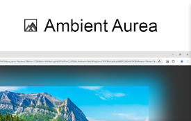 谷歌 Chrome 的 Ambient Aurea