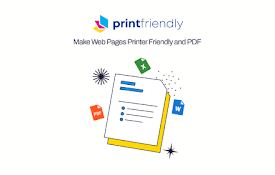 PrintFriendly – 网页打印、PDF和截屏工具