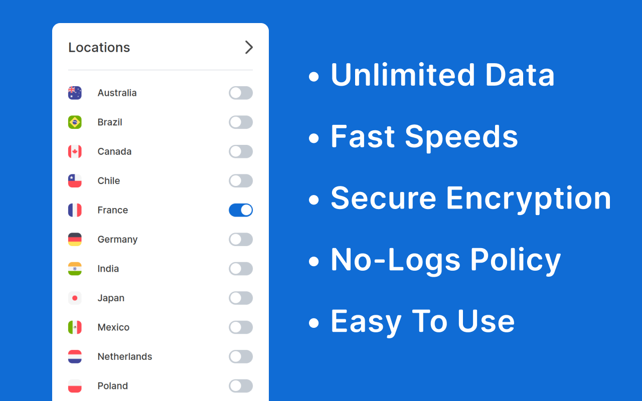 免费VPN – Free VPN – 1VPN 插件截图