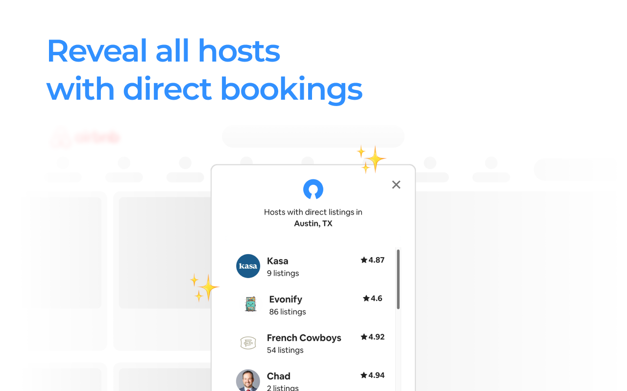 OpenBnB – 直接预订,节省更多! 插件截图
