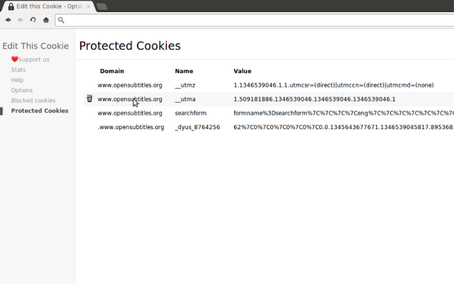 编辑这个Cookie 插件截图