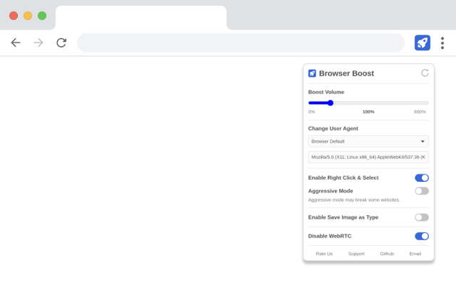 Browser Boost – 额外工具 插件截图