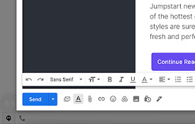 使用 Gmail 插入和发送 HTML