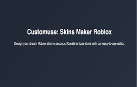 自定义用途：Roblox皮肤制作器